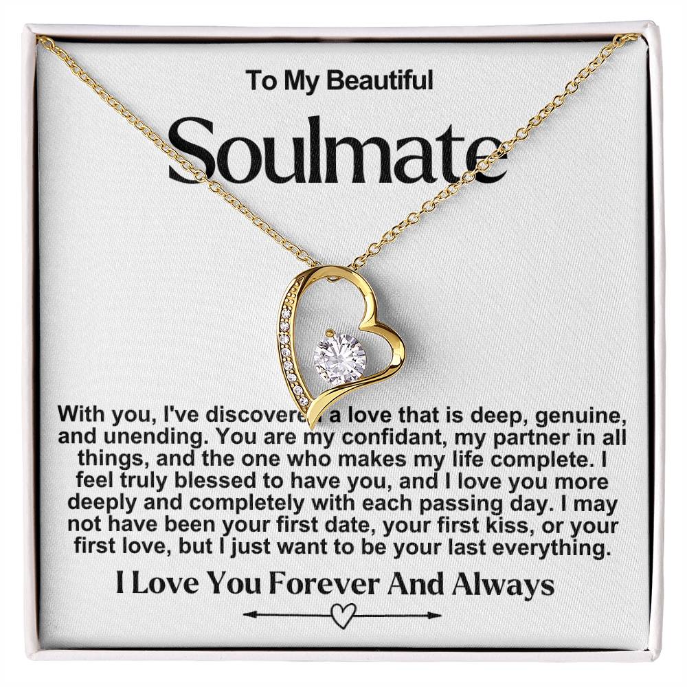 Soulmate Forever Love Heart Necklace