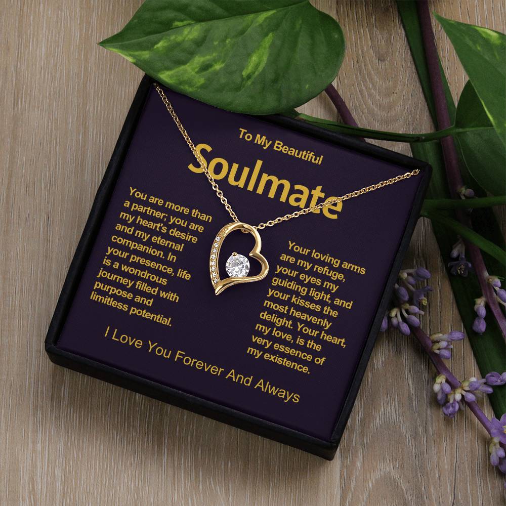 Soulmate Forever Love Heart Necklace