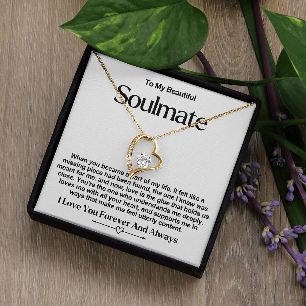 Soulmate Forever Love Heart Necklace