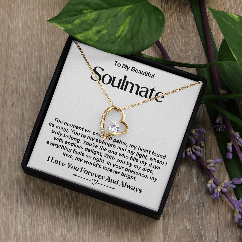 Soulmate Forever Love Heart Necklace