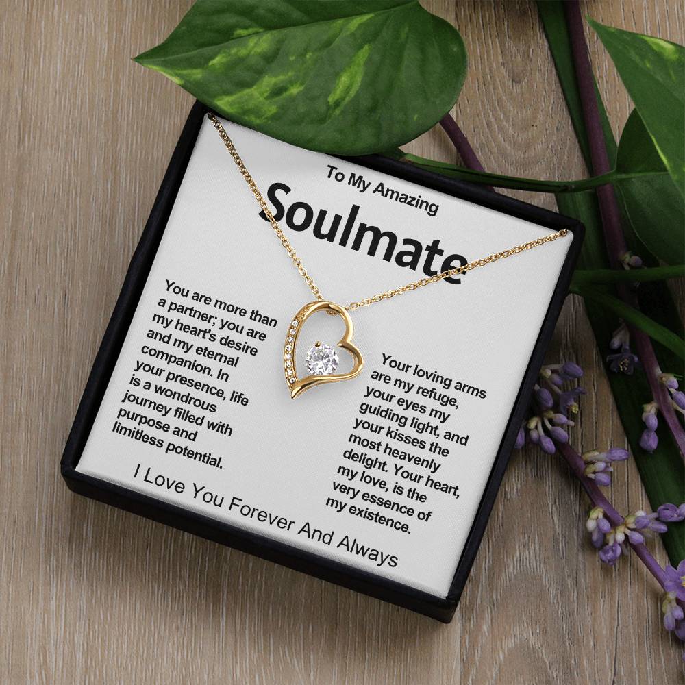 Soulmate Forever Love Heart Necklace