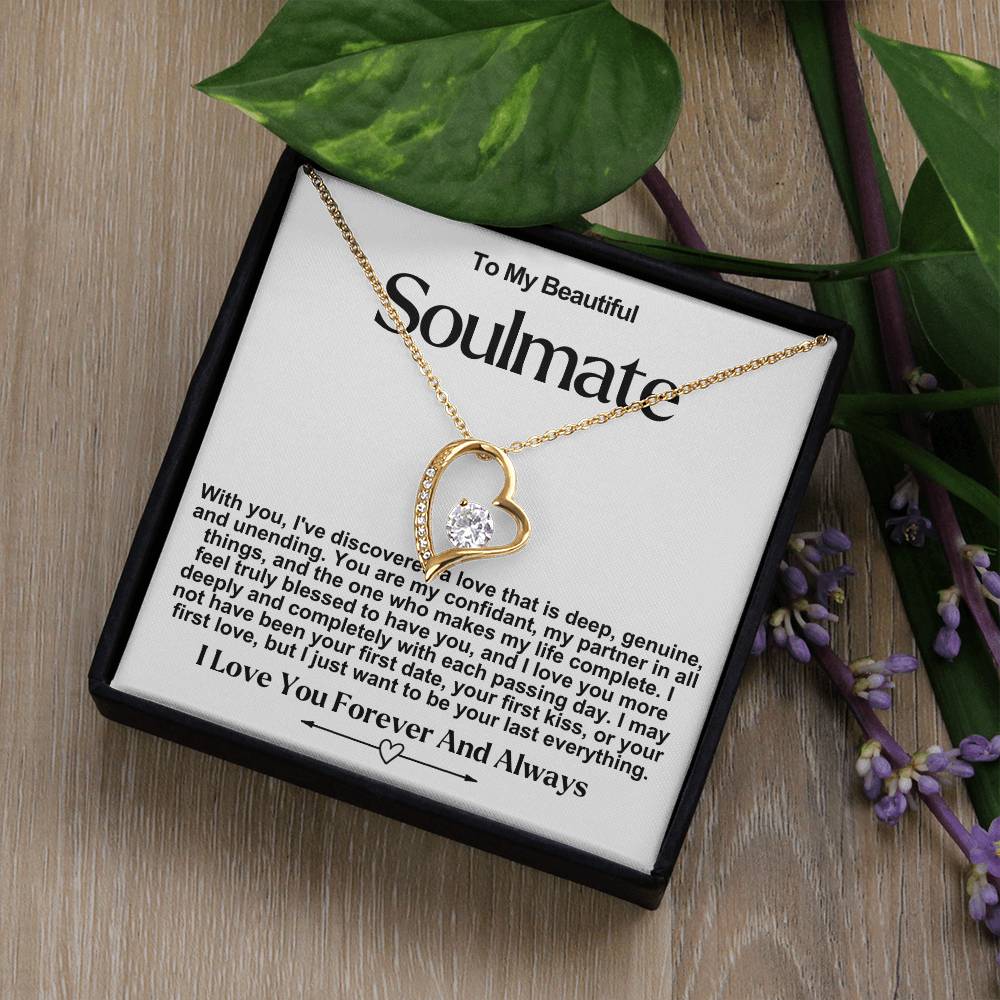 Soulmate Forever Love Heart Necklace