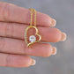 To My Amazing Mom Heart Necklace