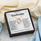 To My Beautiful Soulmate Forever Love Heart Necklace