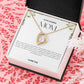 To My Amazing Mom Heart Necklace