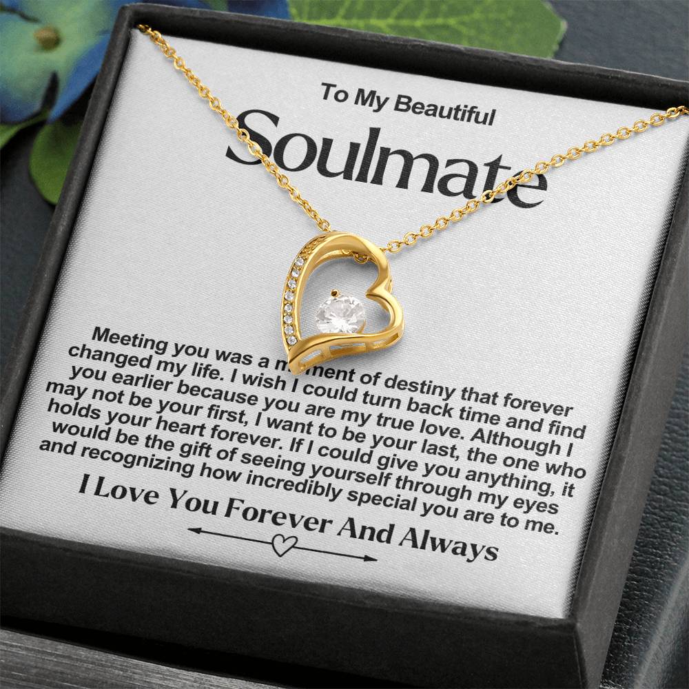 Soulmate Forever Love Heart Necklace