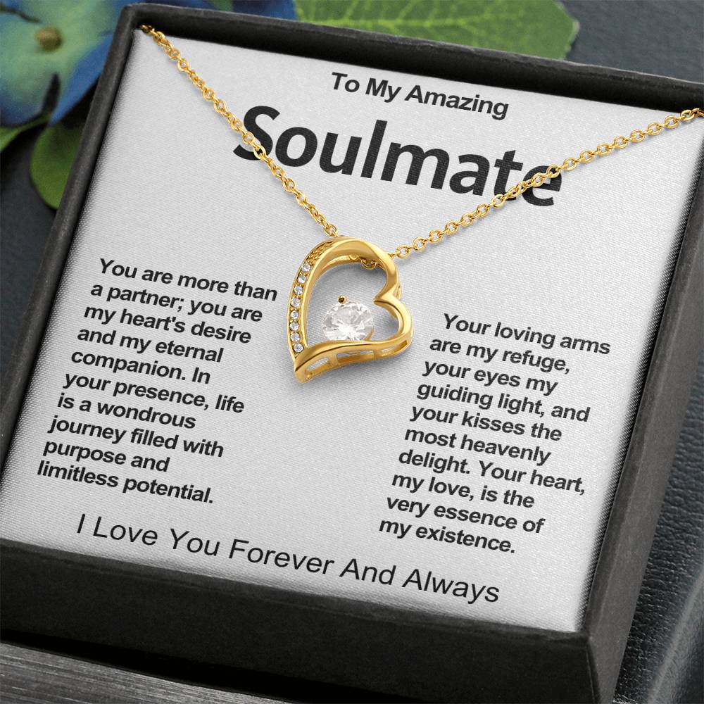 Soulmate Forever Love Heart Necklace