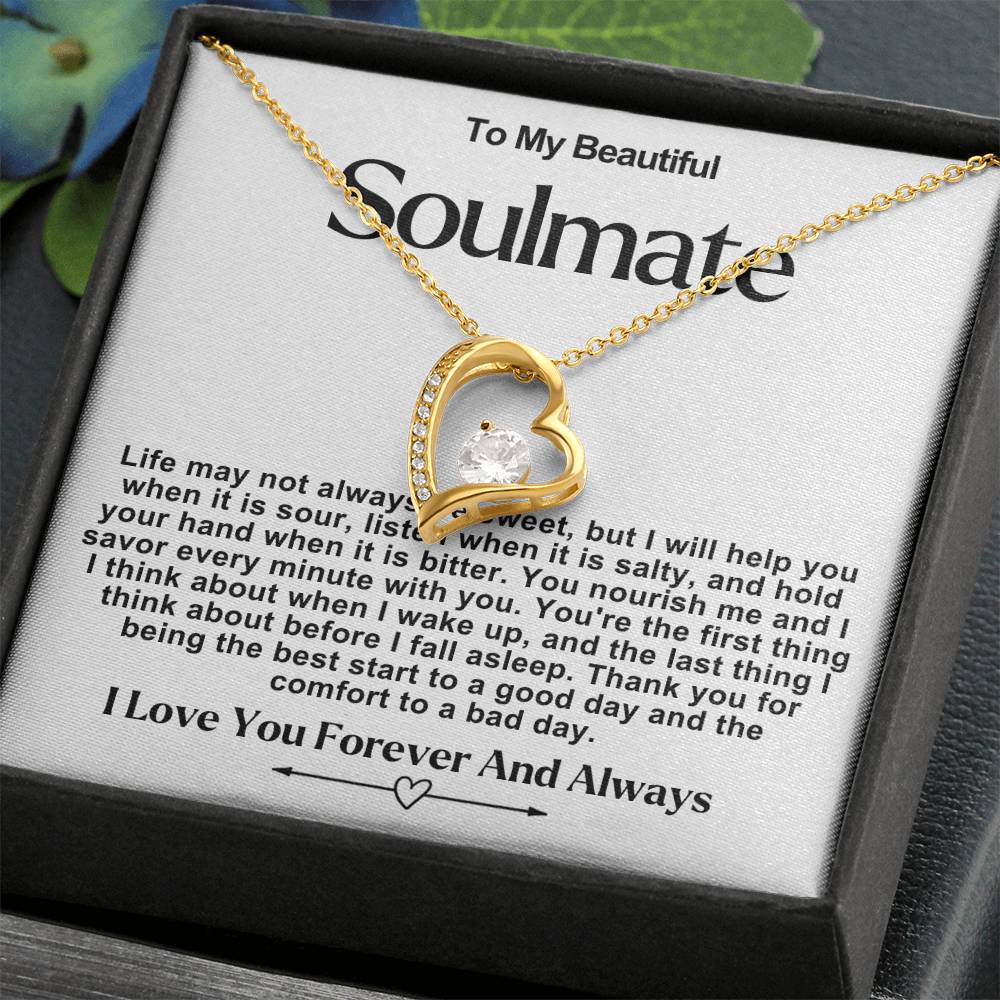 Soulmate Forever Love Heart Necklace