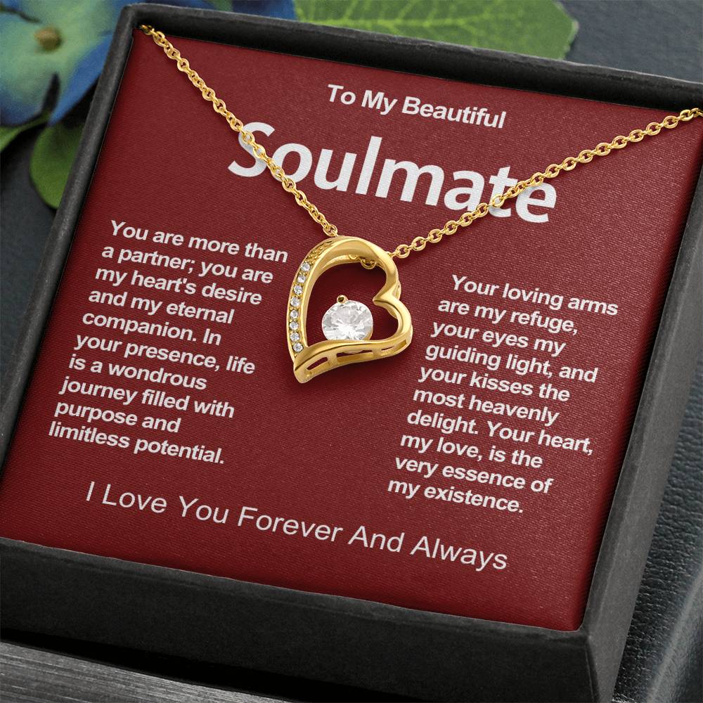 Soulmate Forever Love Heart Necklace