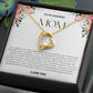 To My Amazing Mom Heart Necklace