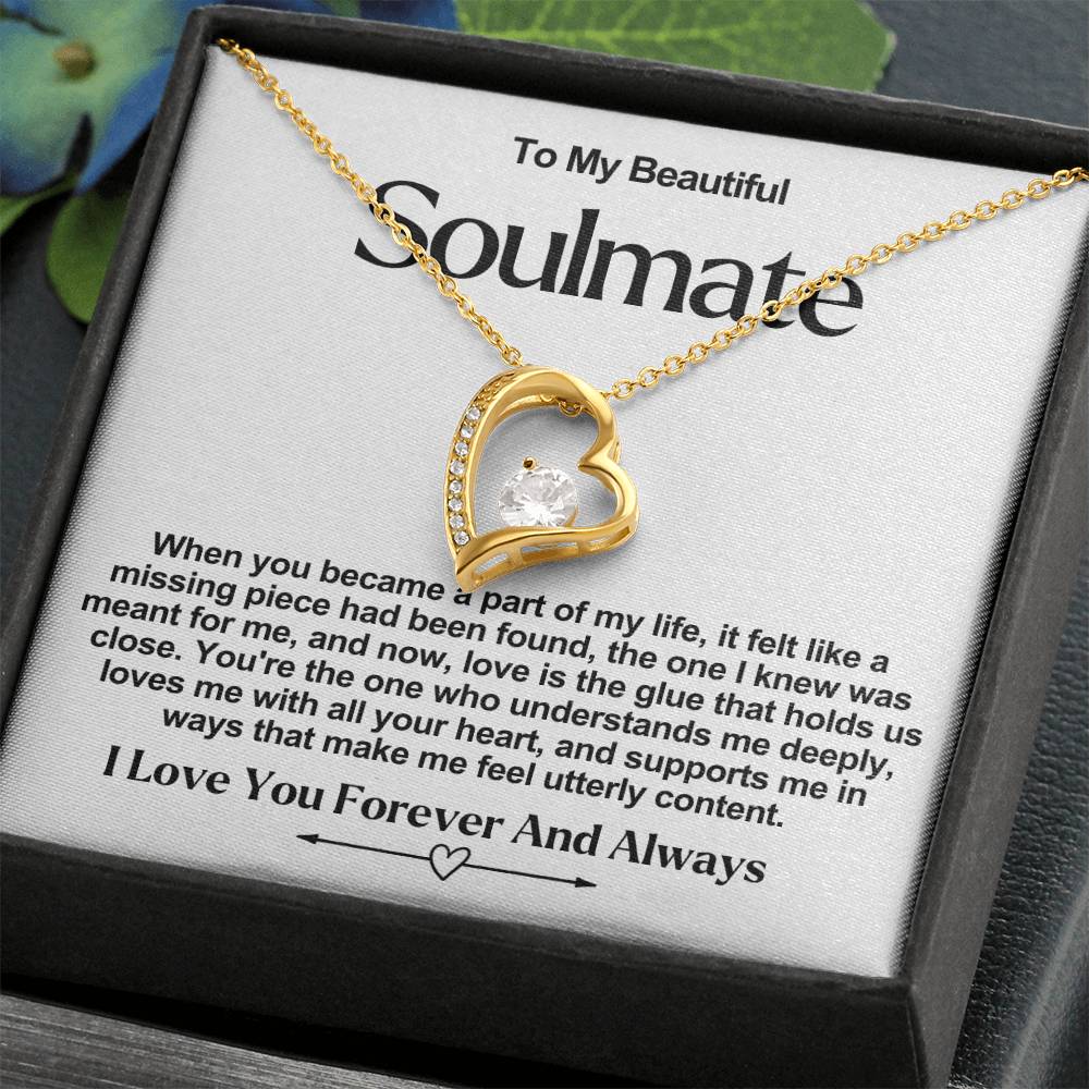 Soulmate Forever Love Heart Necklace