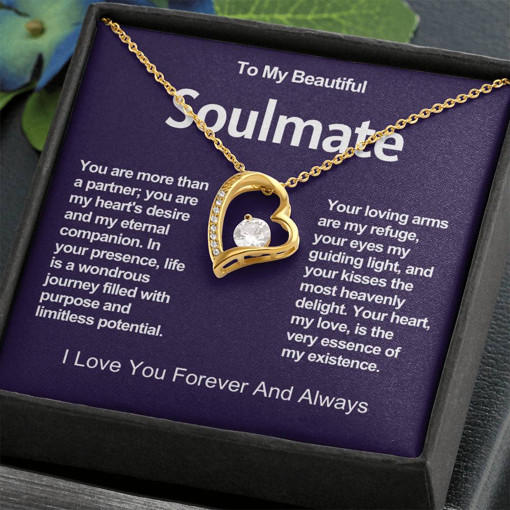 Soulmate Forever Love Heart Necklace