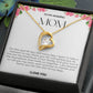 To My Amazing Mom Heart Necklace