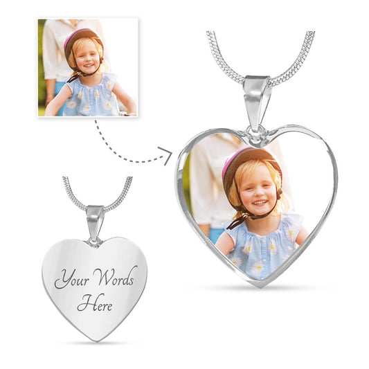 Heart Personalized Photo Pendant