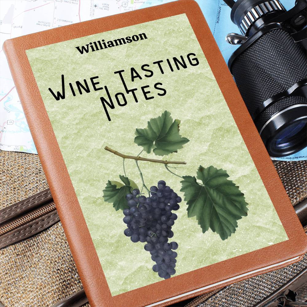 Wine Lovers Gift, Wine Cellar Log, Personalized Wine Tasting Journal, Mothersdaygift, Wine Tour Excursion Gift