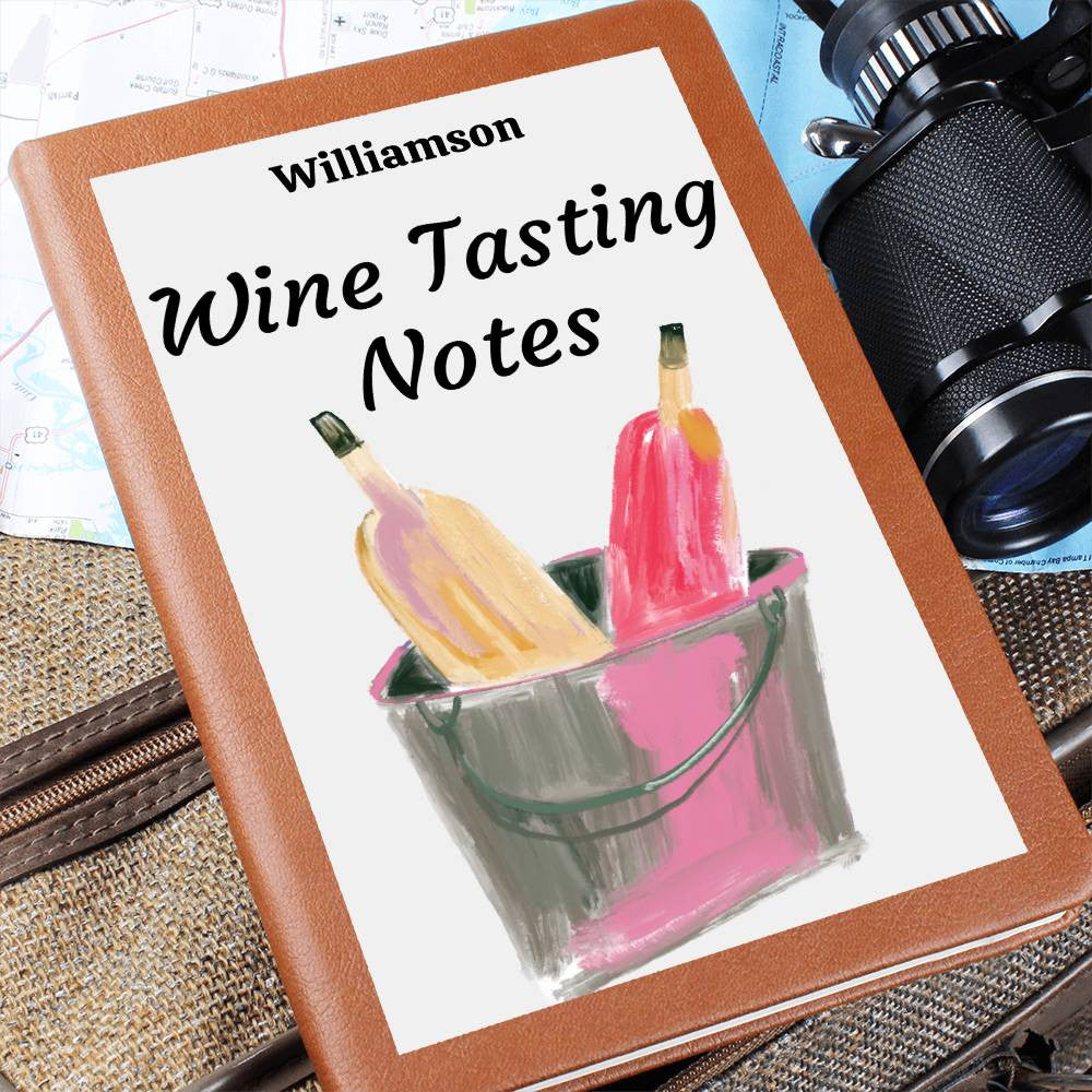 Wine Lovers Gift, Wine Cellar Log, Personalized Wine Tasting Journal, Mothersdaygift, Wine Tour Excursion Gift