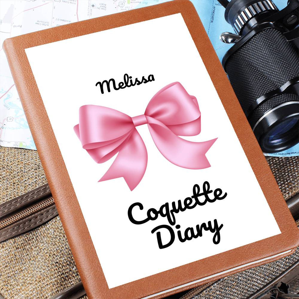 Personalized Pink Bow Coquette Journal & Composition Notebook