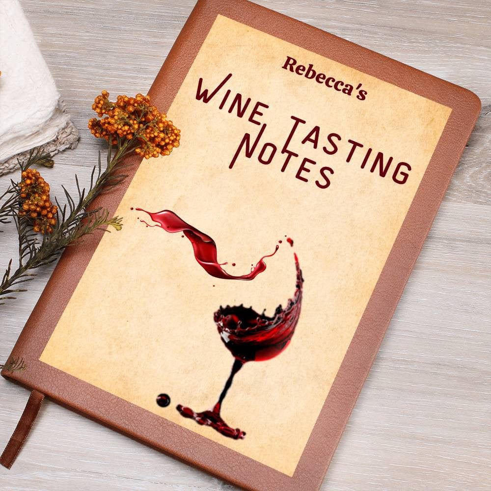 Wine Journal ,Wine Tasting Guide, Wine Notes, Wine Cellar Log, Tasting Journal, Personalized Wine Notebook