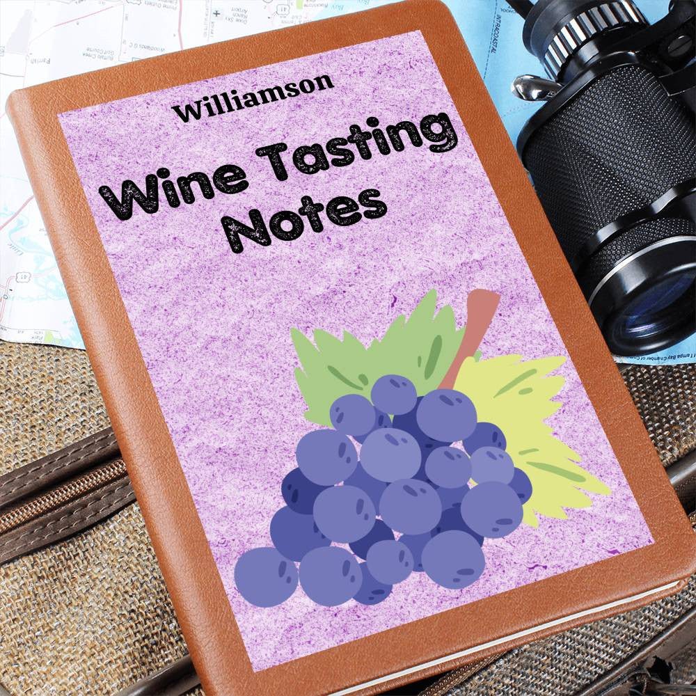 Wine Lovers Gift, Wine Cellar Log, Personalized Wine Tasting Journal, Mothersdaygift, Wine Tour Excursion Gift