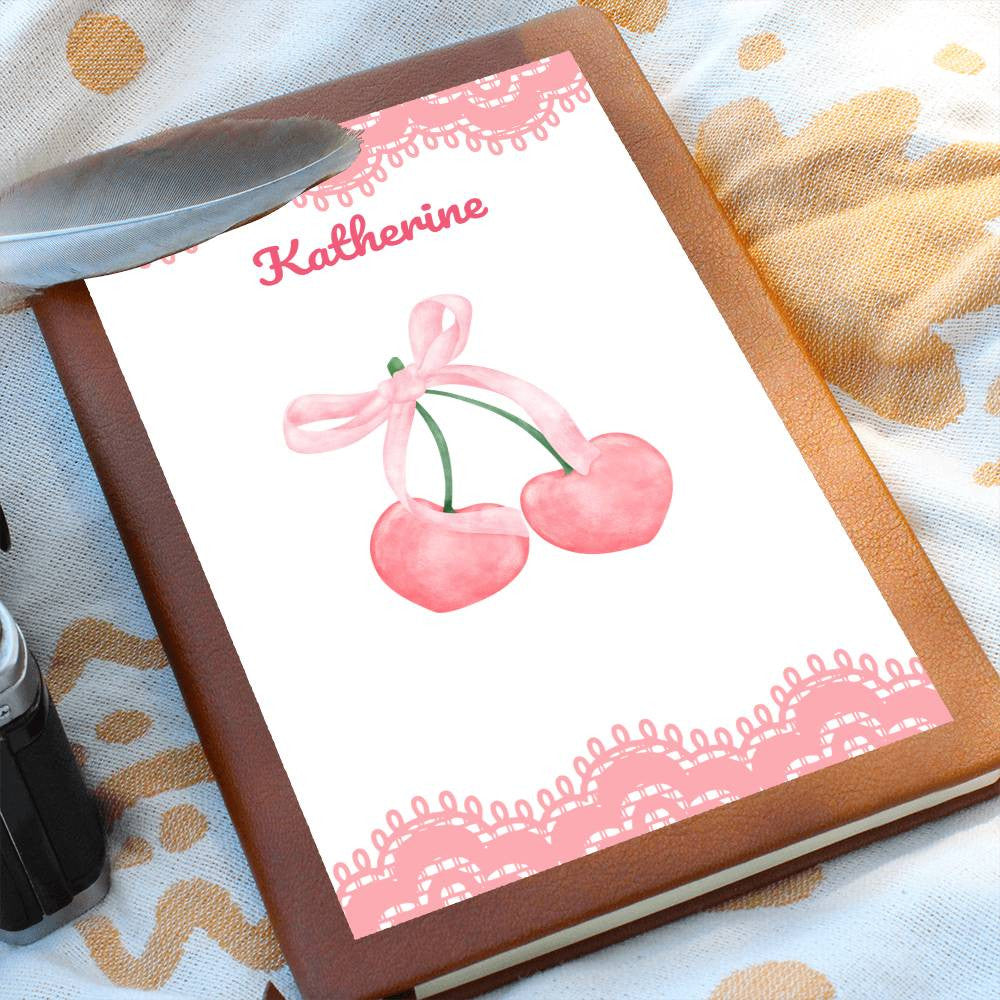 Personalized Pink Bow Coquette Journal & Composition Notebook