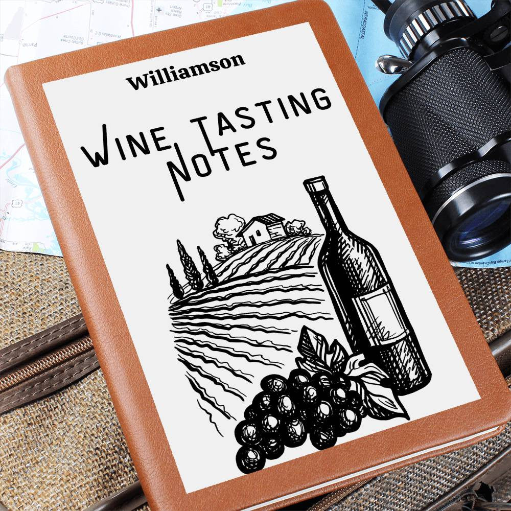 Wine Lovers Gift, Wine Cellar Log, Personalized Wine Tasting Journal, Mothersdaygift, Wine Tour Excursion Gift