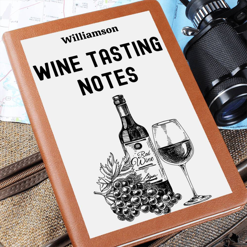 Wine Lovers Gift, Wine Cellar Log, Personalized Wine Tasting Journal, Mothersdaygift, Wine Tour Excursion Gift