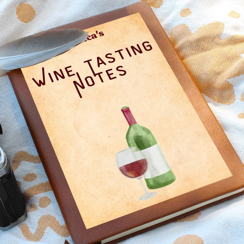 Wine Journal ,Wine Tasting Guide, Wine Notes, Wine Cellar Log, Tasting Journal, Personalized Wine Notebook