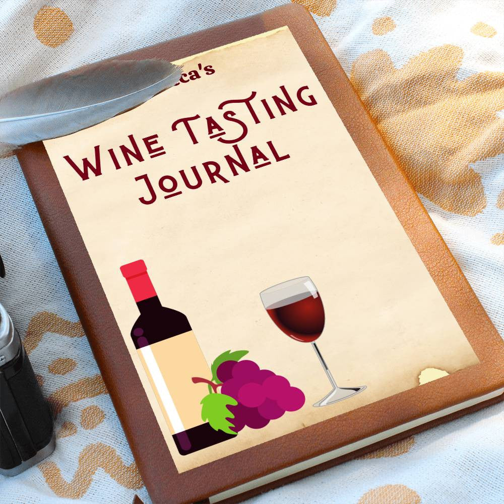 Wine Journal ,Wine Tasting Guide, Wine Notes, Wine Cellar Log, Tasting Journal, Personalized Wine Notebook