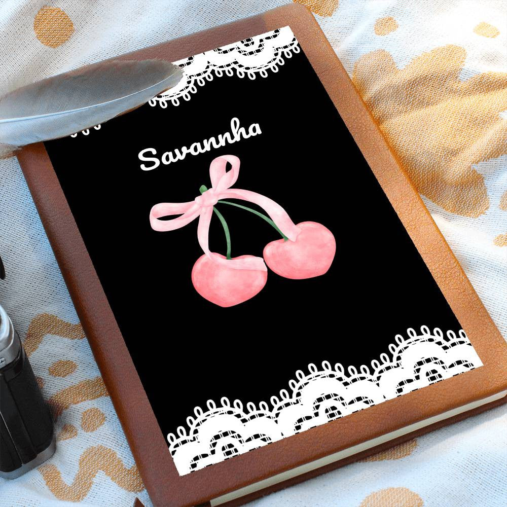 Personalized Pink Bow Coquette Journal & Composition Notebook