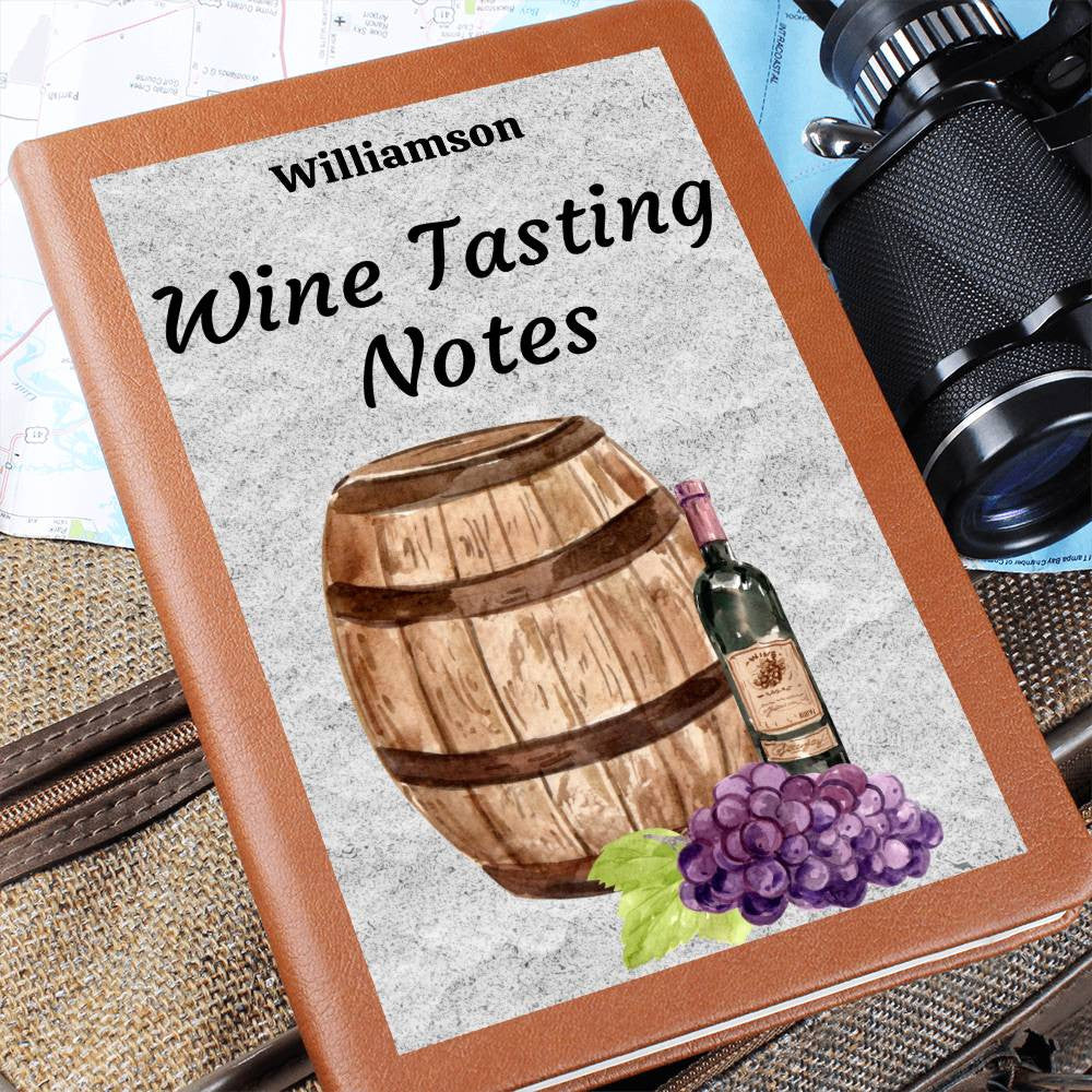 Wine Lovers Gift, Wine Cellar Log, Personalized Wine Tasting Journal, Mothersdaygift, Wine Tour Excursion Gift