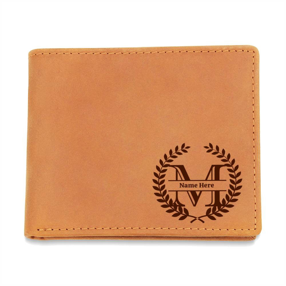 Personalized Wallet,Men Leather Wallet,Gift for Him,Monogram Wallet,Fathers Day Gift,Engraved Boyfriend Gift,Groomsmen Gift