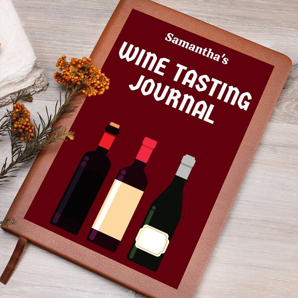 Winery Tasting Journal, Wine book, Wineries, Wine gift, notebook, bridesmaid gift, unique, birthday, anniversary, christmas stocking, mother