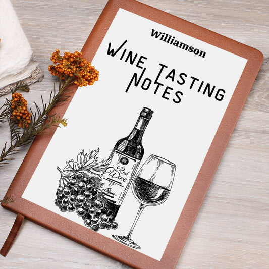 Wine Lovers Gift, Wine Cellar Log, Personalized Wine Tasting Journal, Mothersdaygift, Wine Tour Excursion Gift