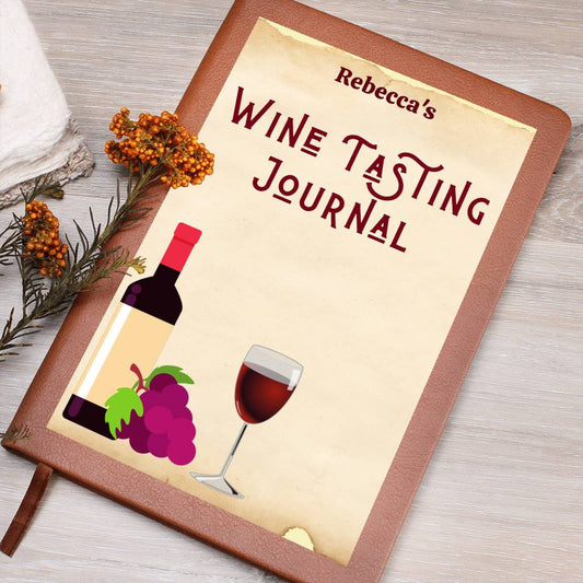 Wine Journal ,Wine Tasting Guide, Wine Notes, Wine Cellar Log, Tasting Journal, Personalized Wine Notebook