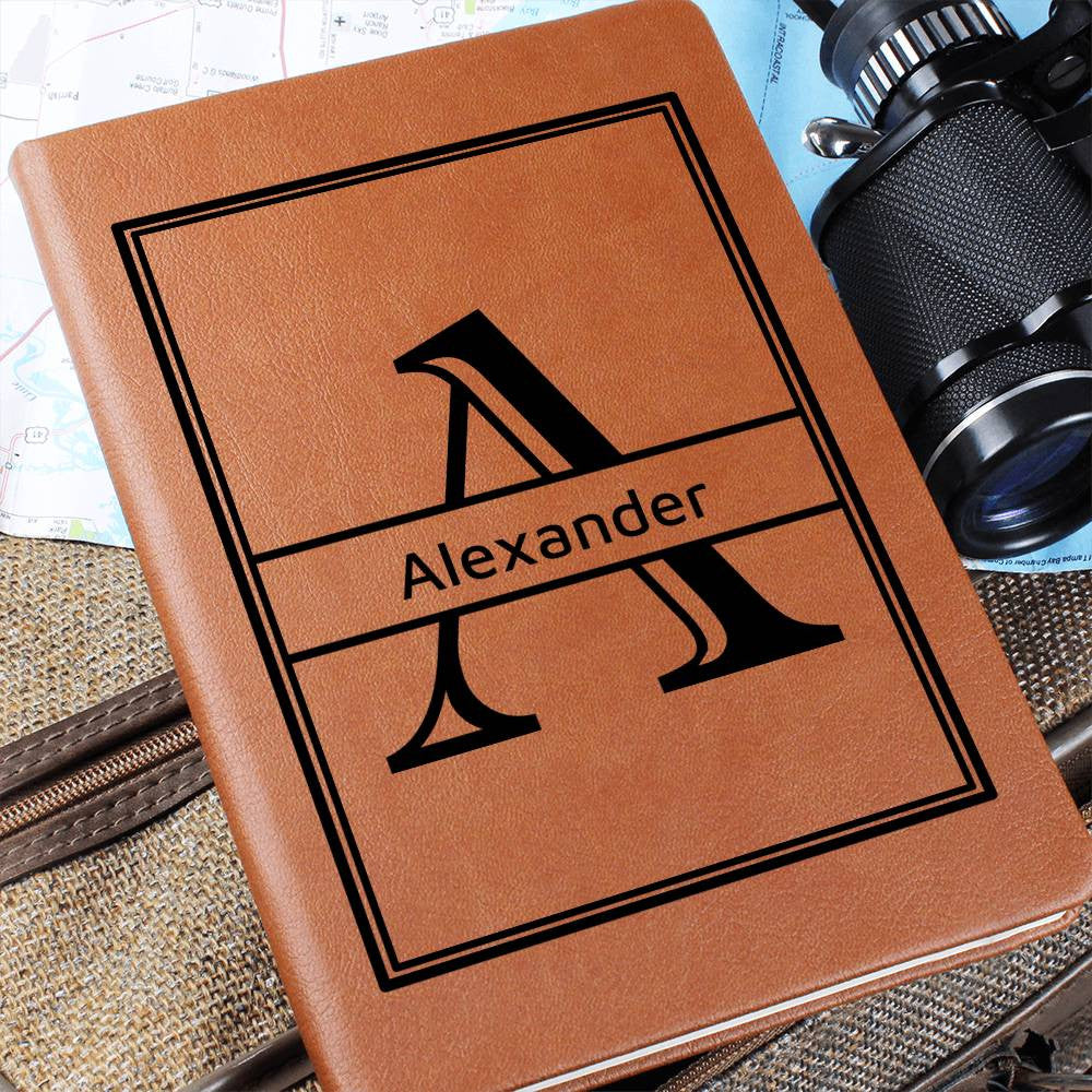 Personalized Leather Journal-Notebook