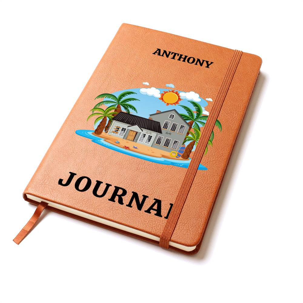 Personalized Leather Journal-Notebook