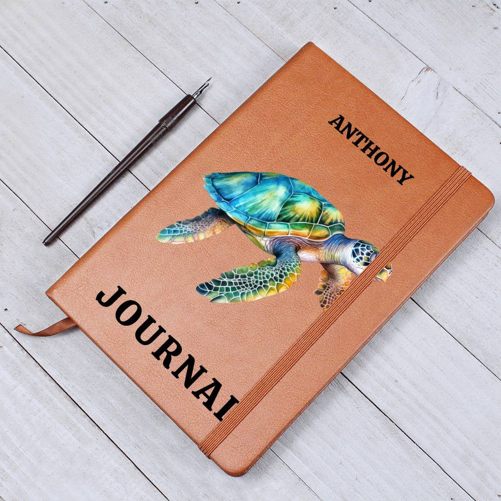 Personalized Leather Journal-Notebook