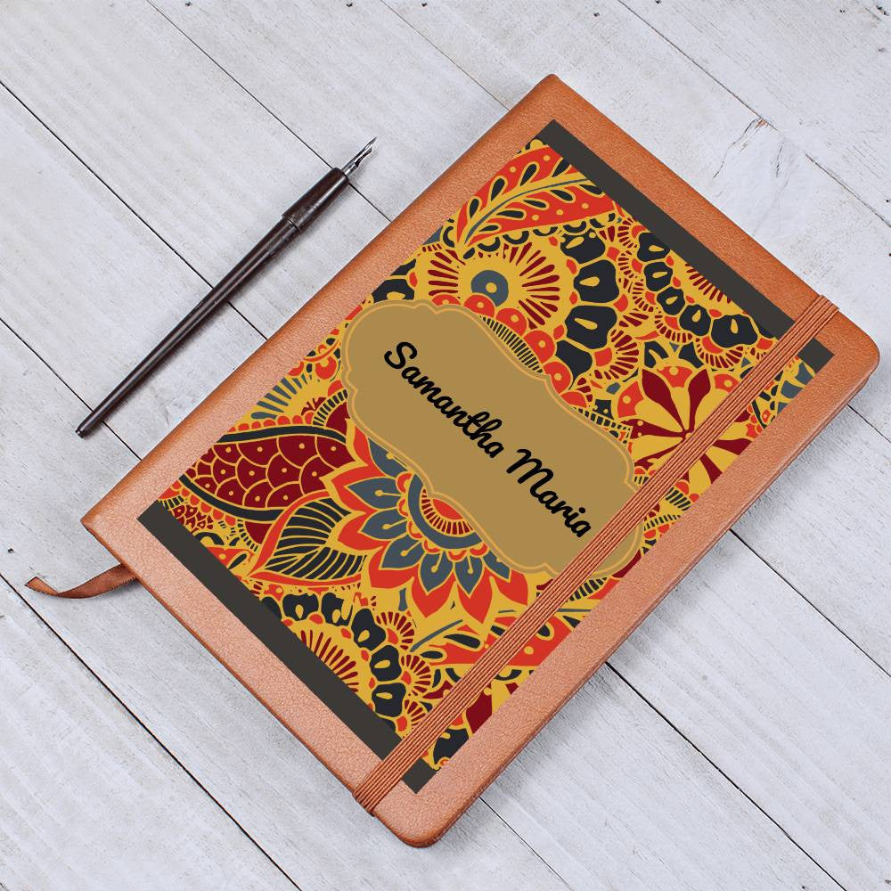 Personalized Leather Journal-Notebook