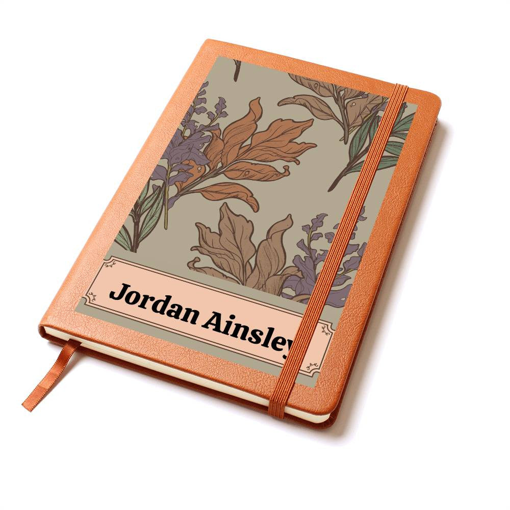 Personalized Leather Journal-Notebook