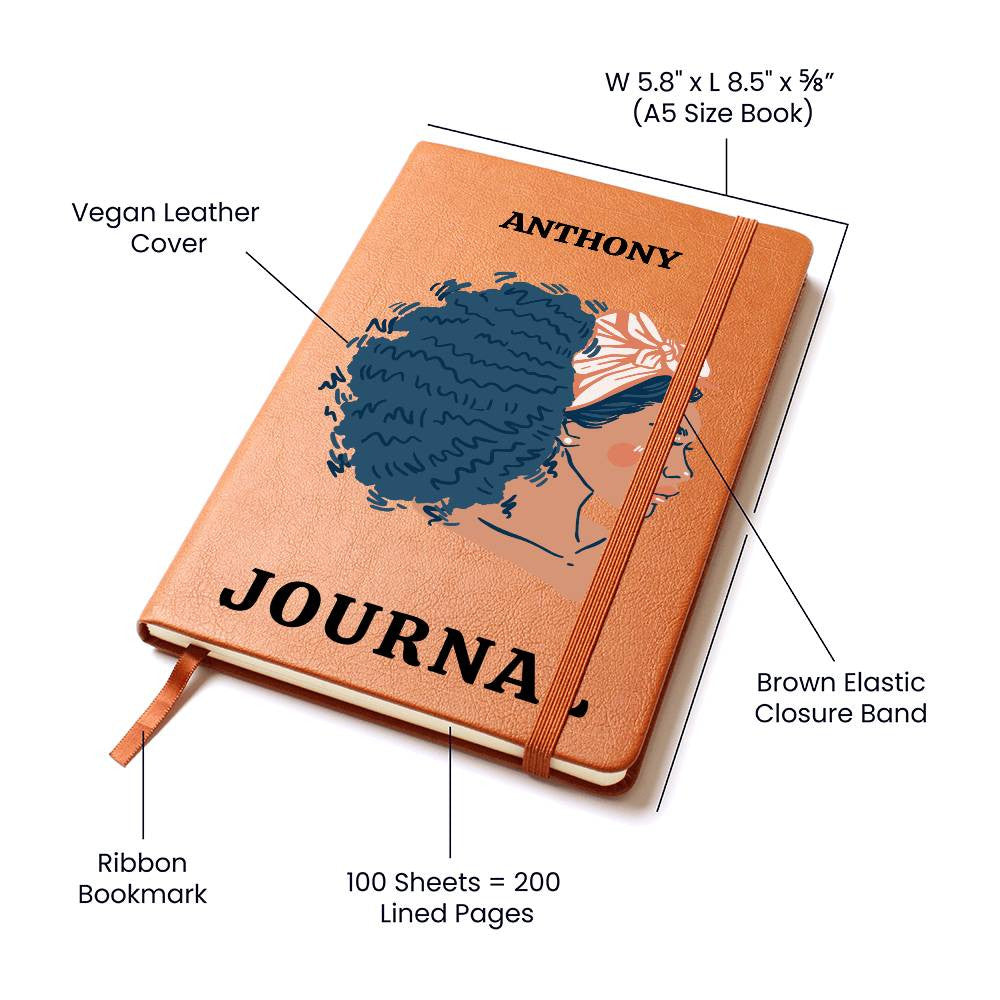 Personalized Leather Journal-Notebook