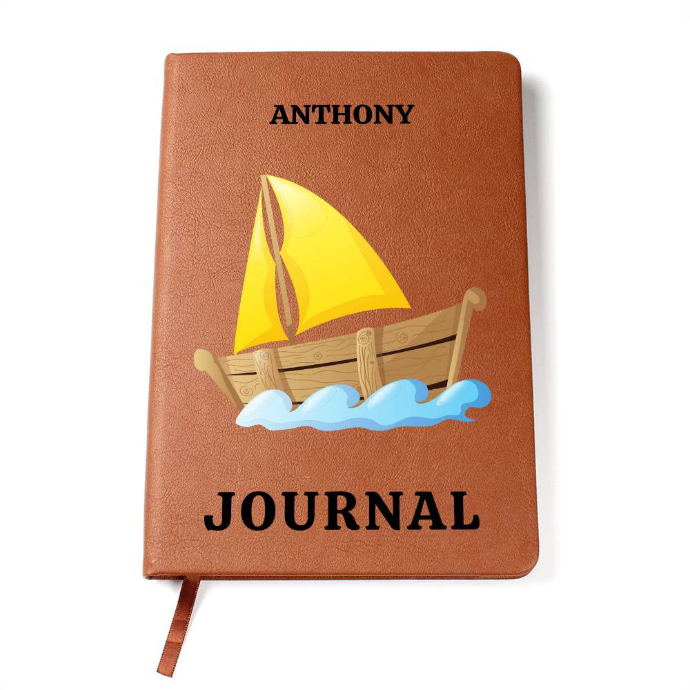 Personalized Leather Journal-Notebook