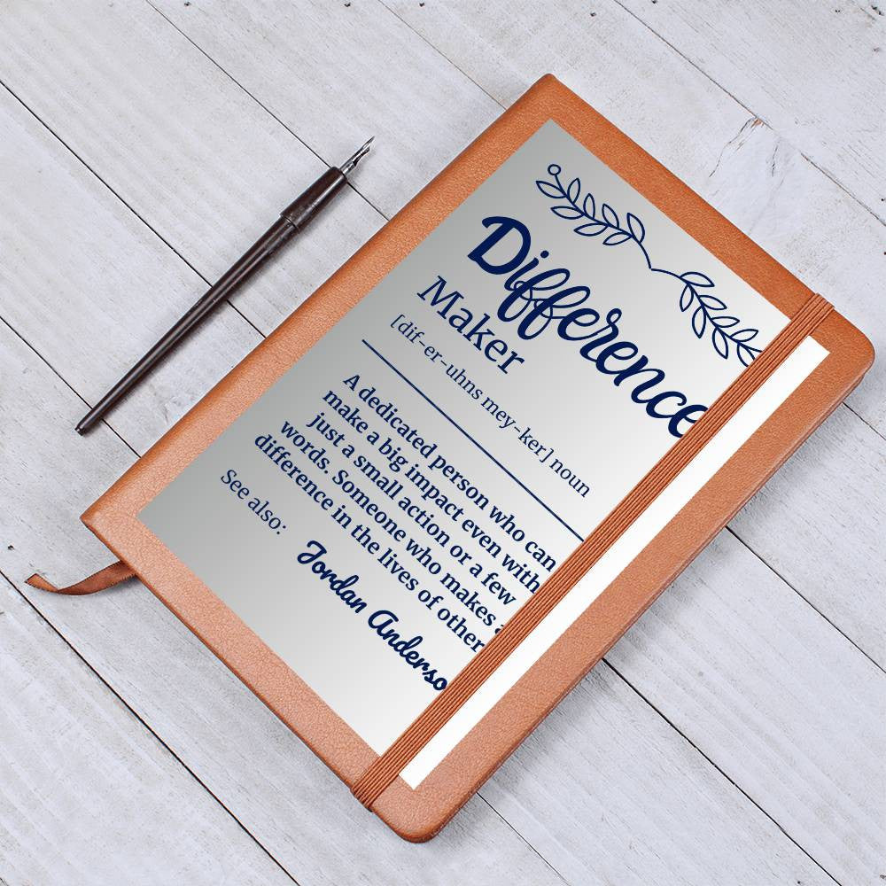 Personalized Leather Journal-Notebook