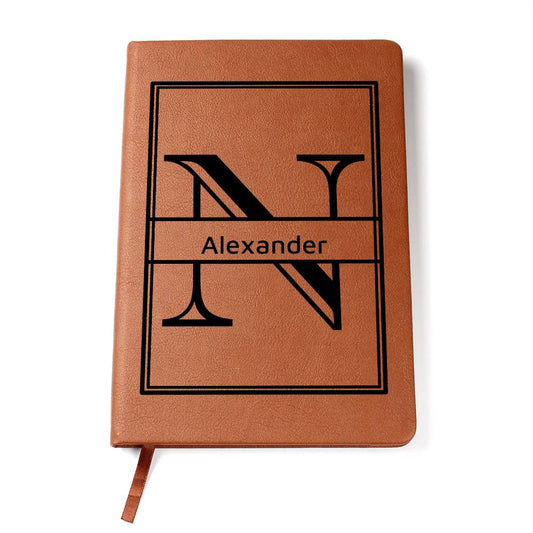 Personalized Leather Journal-Notebook