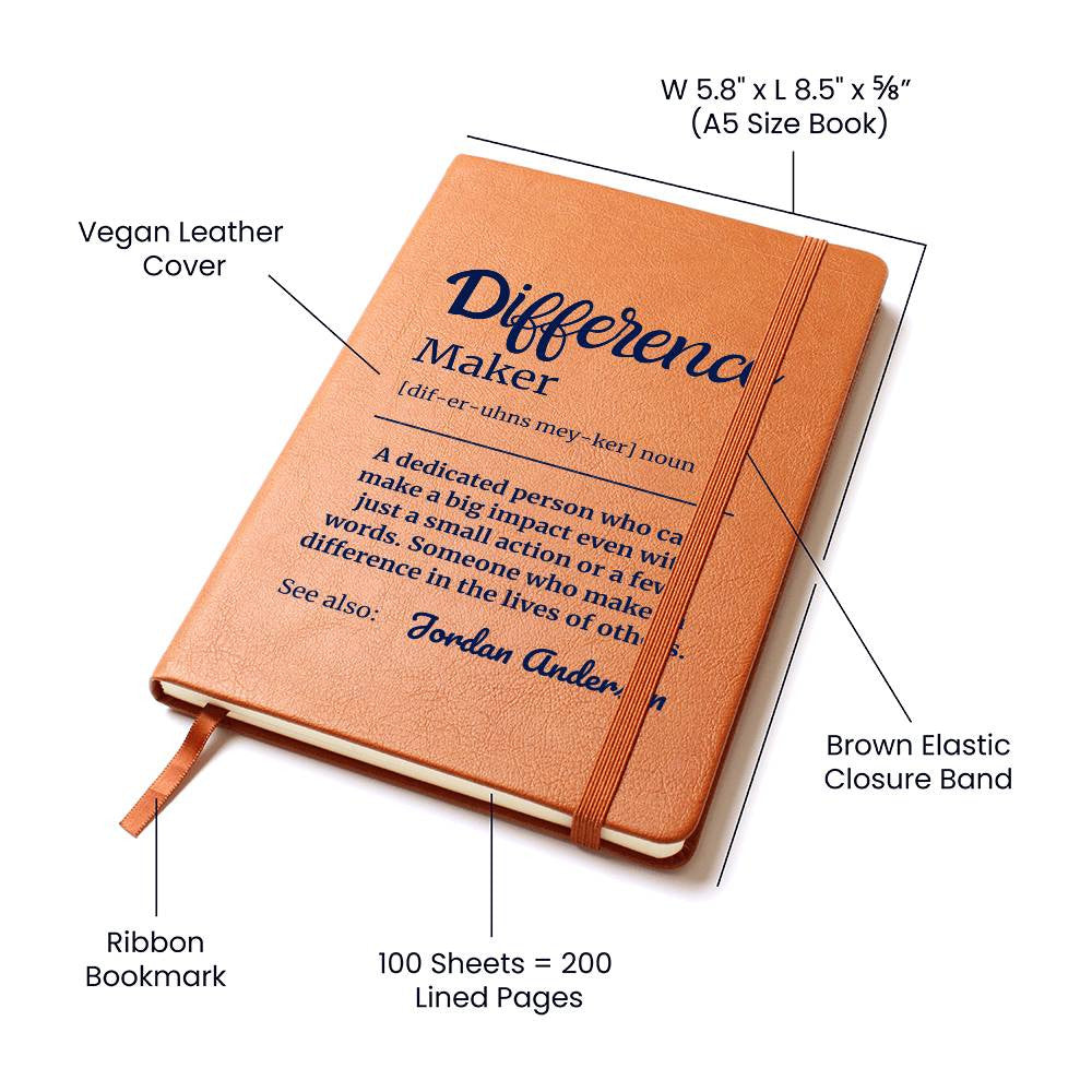 Personalized Leather Journal-Notebook