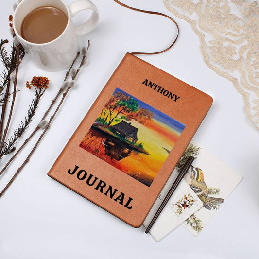 Personalized Leather Journal-Notebook