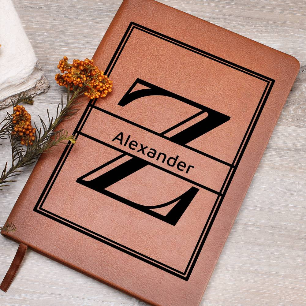 Personalized Leather Journal-Notebook