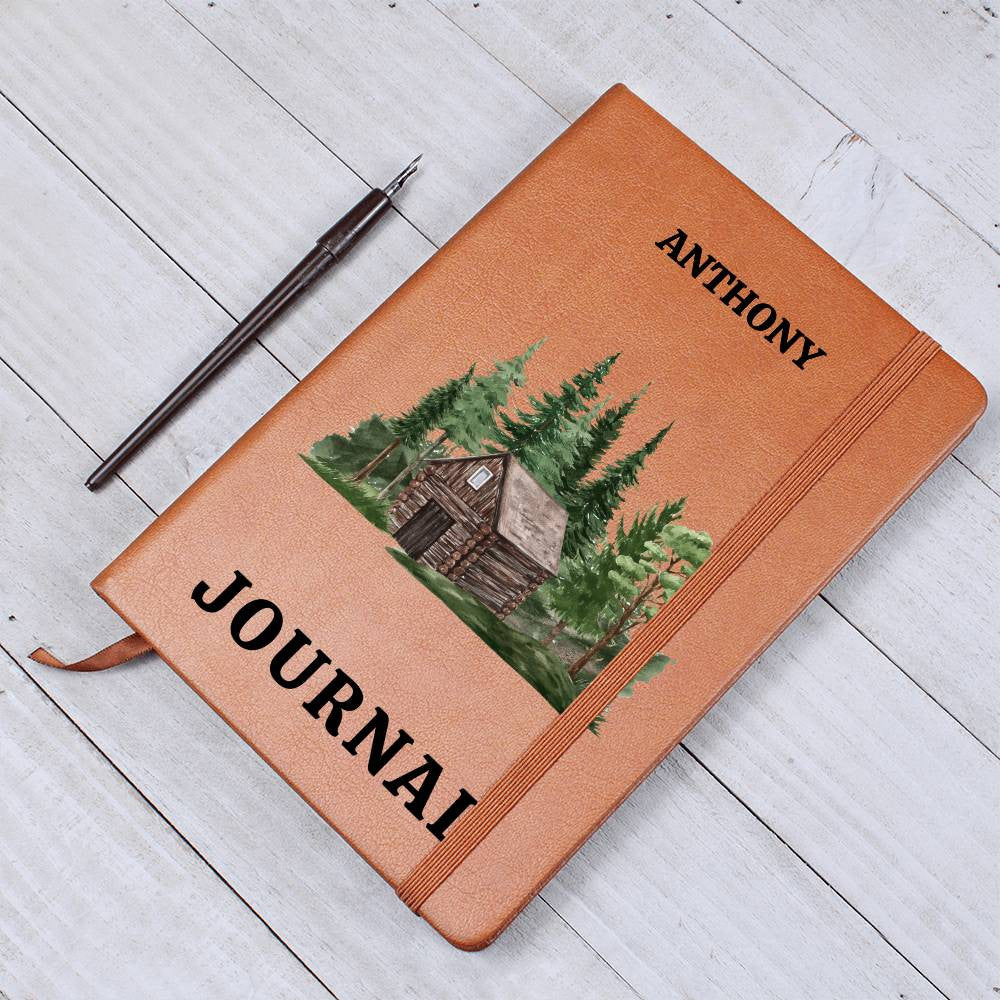 Personalized Leather Journal-Notebook