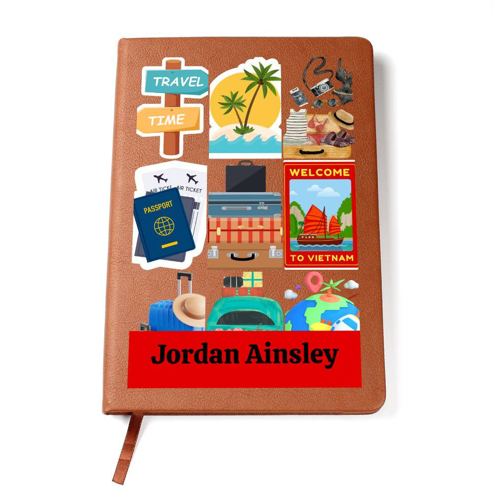 Personalized Leather Journal-Notebook