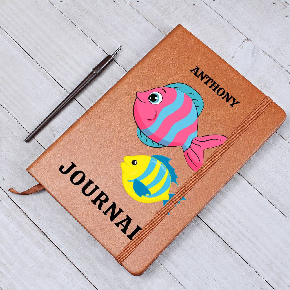 Personalized Leather Journal-Notebook