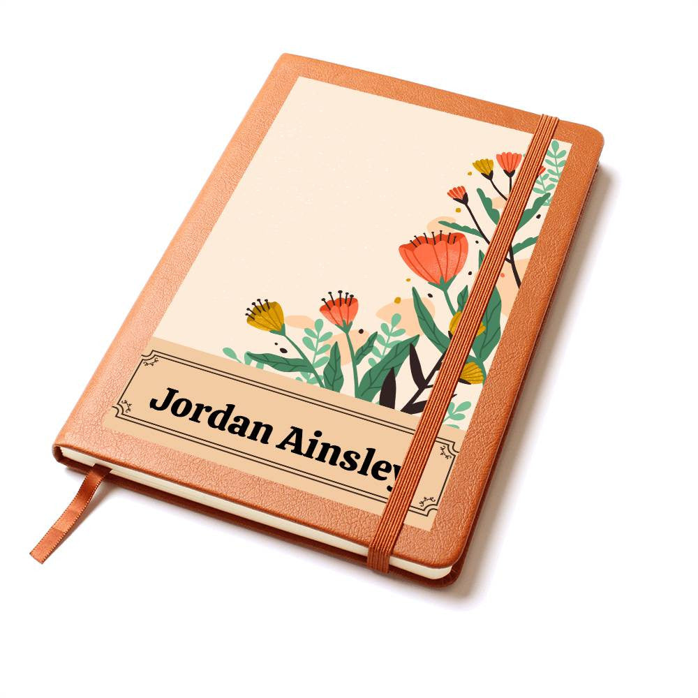 Personalized Leather Journal-Notebook